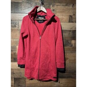 Kenneth Cole Reaction Long Sleeve Women's Warmup Jacket w/ removable hood Med